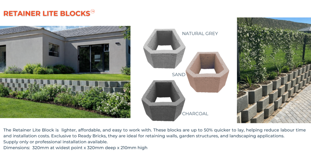 Retaining Blocks by Ready Bricks Knysna